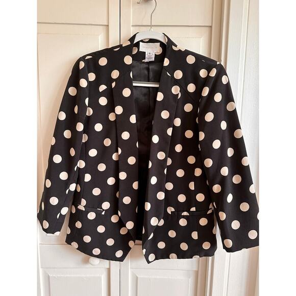 Anthropologie Corey Lynn Calter Polka Dot Blazer Size 6 - Picture 2 of 6